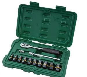 Набор инструментов Sata для работы с поврежденными гайками 1/4"+3/8" 13 пр., S09137