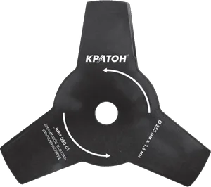 Нож режущий  к бензотриммеру Кратон Ø255х25,4х1,4 мм
