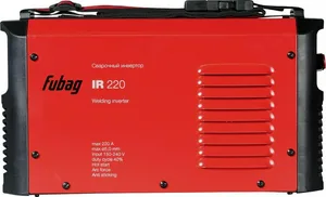 Инвертор сварочный FUBAG IR 220, 220В, 220А, 5мм