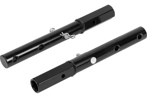 Удлинители колёсной оси DENZEL (шестигранник 23мм\круг 30мм\длина 290мм), (комп. 2 шт.)