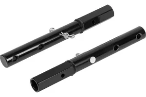 Удлинители колёсной оси DENZEL (шестигранник 23мм\круг 30мм\длина 290мм), (комп. 2 шт.)