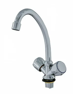 Смеситель для кухни ЭКОНОМ 404, двухвентильный, гайка