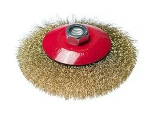 Щетка-крацовка для УШМ, РемоКолор/Hobbi, чашечная, 115мм, М14