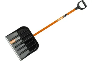 Лопата снеговая AMIGO 78016, пласт., алюм. черенок, 420х450мм.