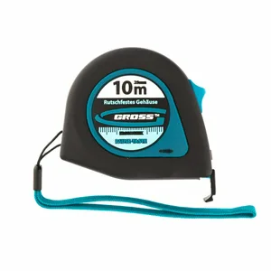 Рулетка GROSS, Ergonomisch, магнитный обрезиненный зацеп,10м x 25мм