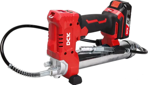 Шприц для смазки аккум. DCK KDGG500, 18В, 170 г/мин, 689 бар, 2 А/ч и з/у