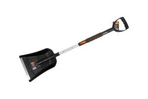 Лопата снеговая AMIGO 71116, пласт., автомобильная, алюм. черенок, телескоп., 250х300мм.