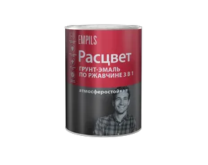 Грунт-эмаль Расцвет по ржавчине зелёная, 1,9кг