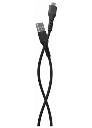 Дата-кабель USB 2.0A для micro USB More choice K16m TPE 1м (Black)