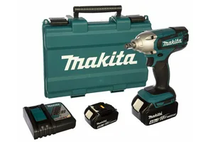 Гайковерт аккум MAKITA DTW190RME 18В,2х4АчLi-ion,0-3000у\м,190Нм,квадр1\2",1.4кг,чем,подсв,М8-М16