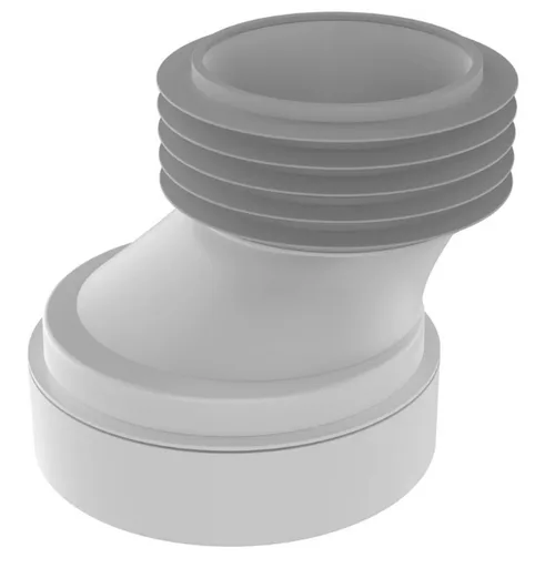 Манжета для унитаза жесткая эксцентрическая, 110 мм, смещение 40 мм, MasterProf