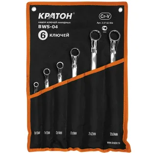 Набор ключей накидных Кратон BWS-04 6 пр.