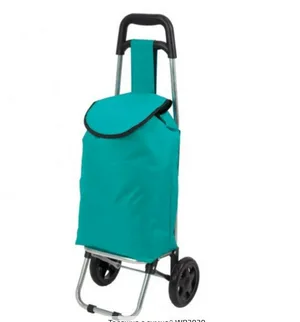 Тележка с сумкой РЫЖИЙ КОТ WR3030 "Бирюза", грузопод.- 15кг