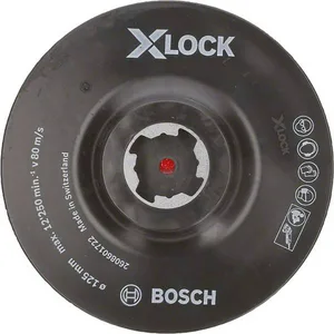 Тарелка опорная для УШМ BOSCH X-LOCK, на липучке, 125мм