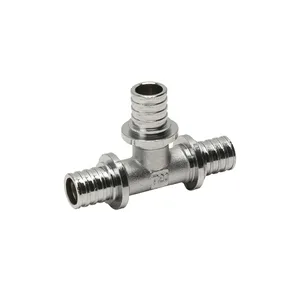 Тройник аксиальный I-TECH 20x20x20, латунь хром