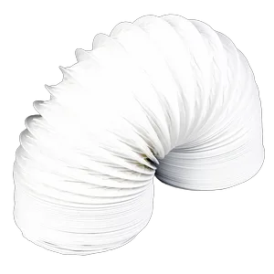 Воздуховод гибкий армир  белый ПВХ d-100, L=2м ЭРА  