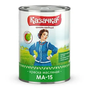 Краска масляная Казачка МА-15 сурик железный 0.9кг