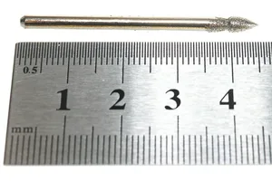 Шарошки, усиленная сталь с алмазным напылением, штифт диам. 3 мм, 30 шт. FIT  IT для граверов