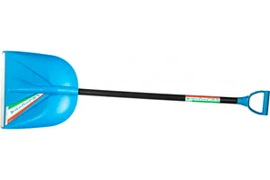 Лопата снеговая ЦИ Феличита пласт., дер. черенок, 410х390мм.