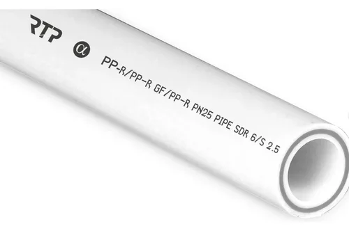 Труба RTP PPR стекловолокно 40х6,7, PN25, длина 2м