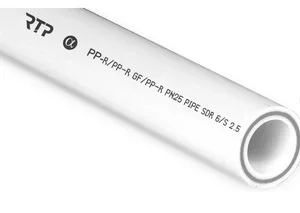 Труба RTP PPR стекловолокно 40х6,7, PN25, длина 2м