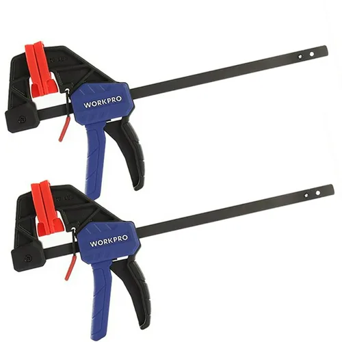 Набор струбцин WORKPRO быстрозажимных 100мм, 2шт