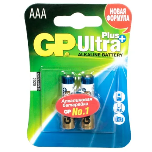 Батарейка GP ULTRA PLUS 24АUP-2CR2 ААА, 2шт