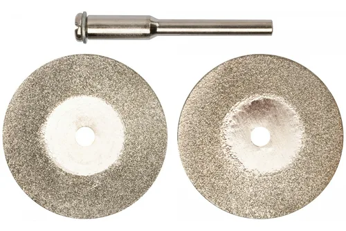 Круги с алмазным напылением (30 мм; 3 мм; 2 шт.) FIT для гравера