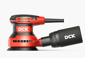 Машина шлифовальная эксцентриковая DCK KSA02-125, 380Вт, 125мм. регул. об. 8000-12800, амл 3,5мм