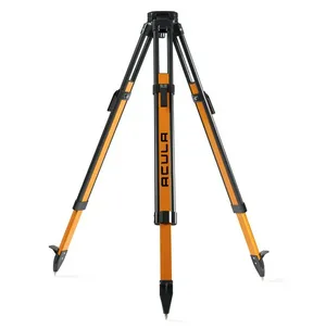 Штатив геодезический ACULA Geo 12 (высота 99-173 см, фикс. ножек на клипсах, алюминиевый нивелирный, площадка 125 мм, резьба 5/8")