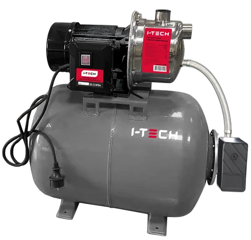 Станция насосная I-TECH PS-1300S, 50л, 50м, 4800л/ч, 8м, нерж сталь Profi Line