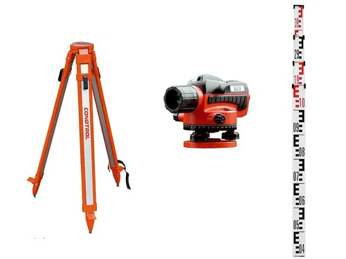 Комплект геодезического оборудования(Нивелир CONDTROL  32X + рейка 4М + штатив S6-2)