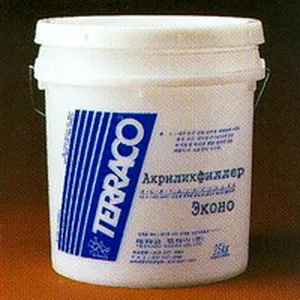 Шпатлевка Terraco Acrilic-Filler econo, для наруж работ 25кг