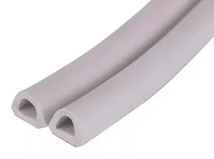 Уплотнитель KIM TEC D100, 9х7,5мм, бел. двойной(50м)