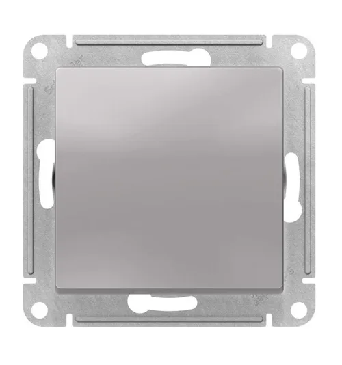 Выключатель AtlasDesign 1 кл, 10АХ, механизм, АЛЮМИНИЙ, SE