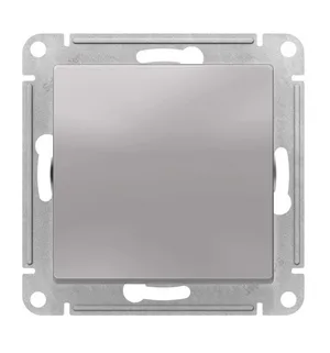 Выключатель AtlasDesign 1 кл, 10АХ, механизм, АЛЮМИНИЙ, SE