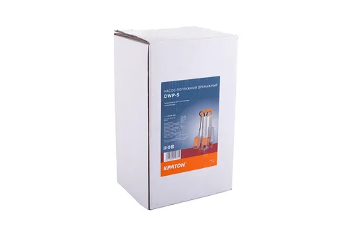 Насос погружной дренажный КРАТОН для грязной воды в нержавеющем корпусе DWP-S