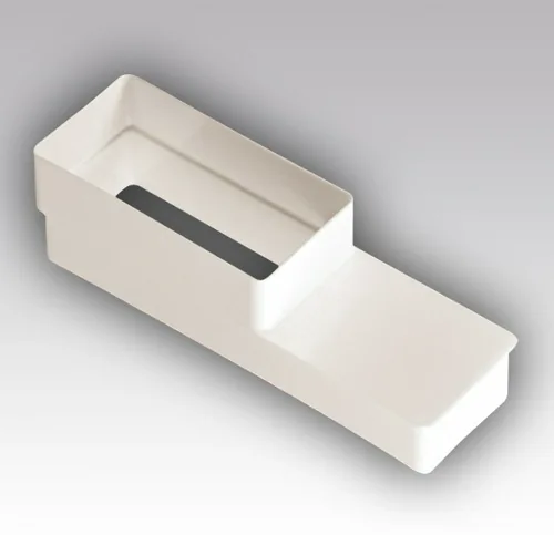 Соединитель эксцентрик плоского воздуховода с плоским 60х120/60х204 ЭРА