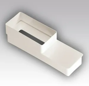 Соединитель эксцентрик плоского воздуховода с плоским 60х120/60х204 ЭРА