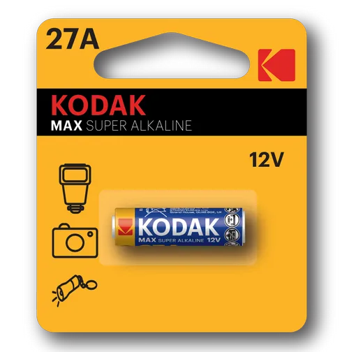 Батарейка Kodak 27A-1BL MAX SUPER Alkaline, 1 шт.