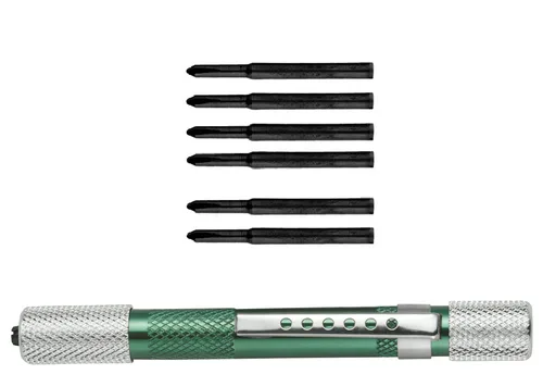 Отвертка SATA часовая со сменными вставками PH,TORX, S03142