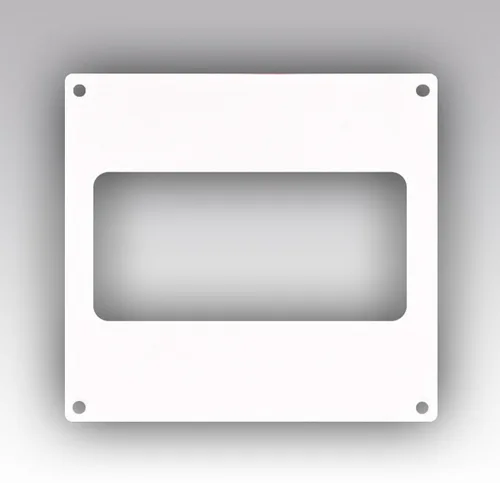 Накладка торцевая пластик 150х150 для воздуховода 60х120 ЭРА