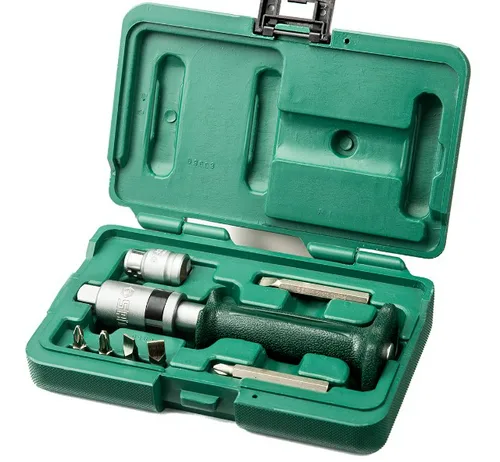 Набор инструментов Sata отвертка ударная с набором бит 8 пр., S09603