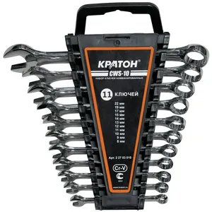 Набор ключей комбинированных Кратон CWS-10 11 пр.