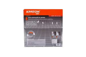 Диск пильный по дереву Кратон HOBBY Ø300 х 32 х 3,1 мм 60T (в ком переходное кольцо 32х25,4 мм)