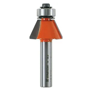 Фреза кромочная конусная с подшипником Кратон PROFESSIONAL 22,2х13,0 мм (25º), хв.8 мм