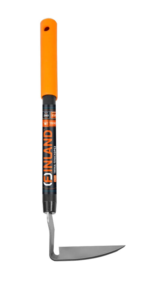 Тяпка-плоскорез FINLAND , нерж сталь, алюм. черенок, 30х110х420 мм