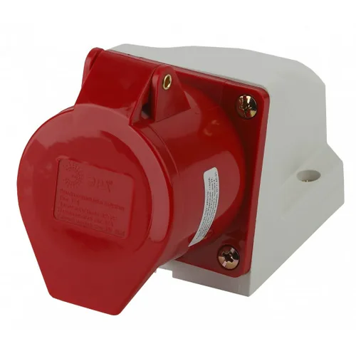 Розетка стационарная наружная 125 3Р+РЕ+N 32А 380В IP44 ЭРА