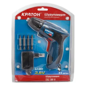 Шуруповерт аккумуляторный Кратон CSL-3B-H