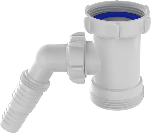 Муфта Aquant 1 1/2"х1 1/2 с отводом для стиральной машины